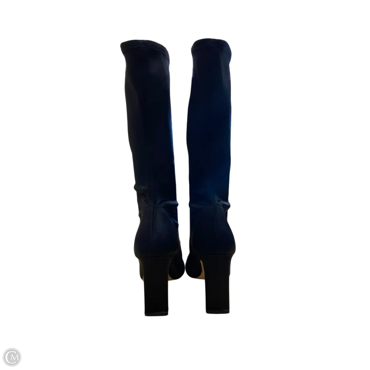 Boots Mid-calf Heels By Cma In Black, Size: 8