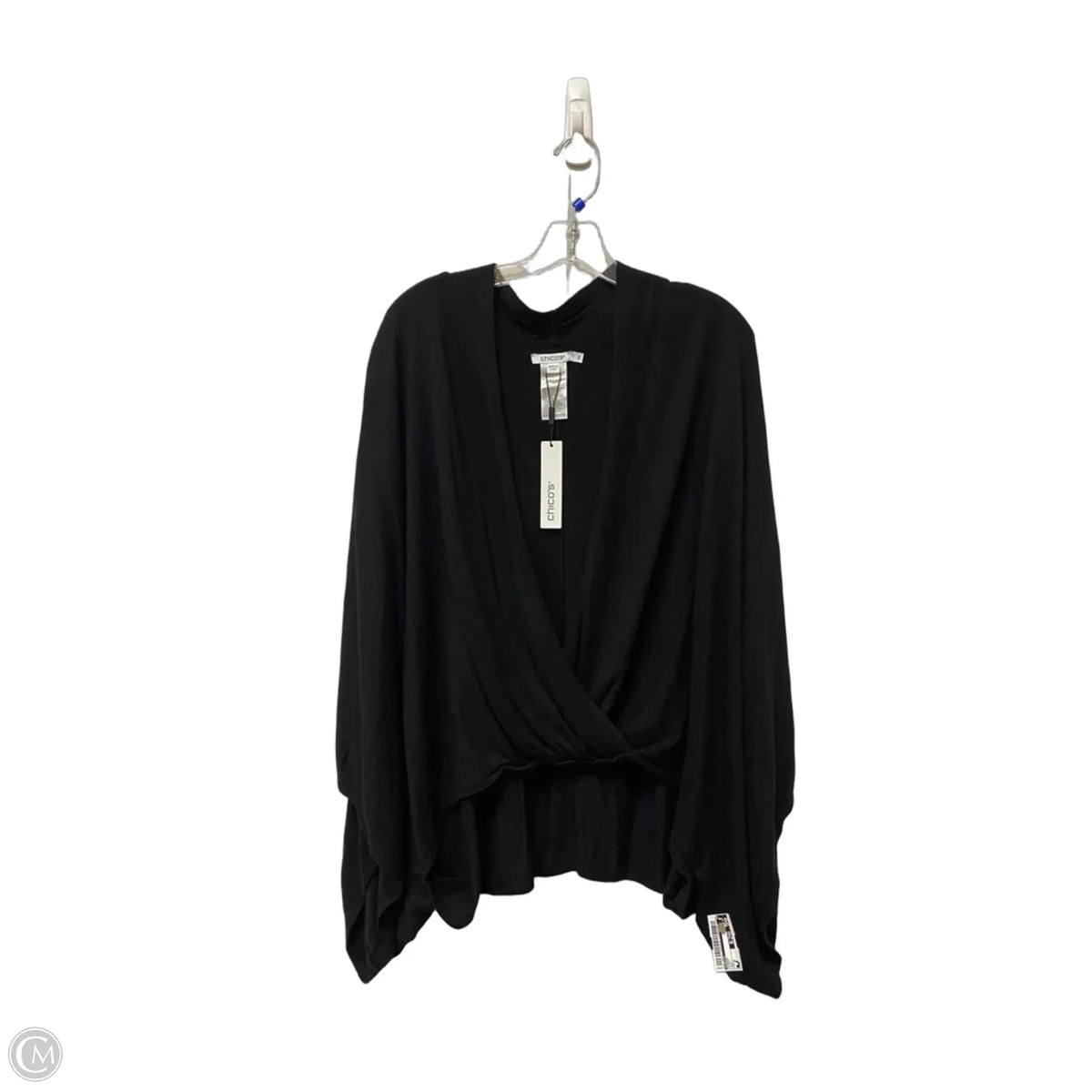 Poncho By Chicos In Black, Size: M