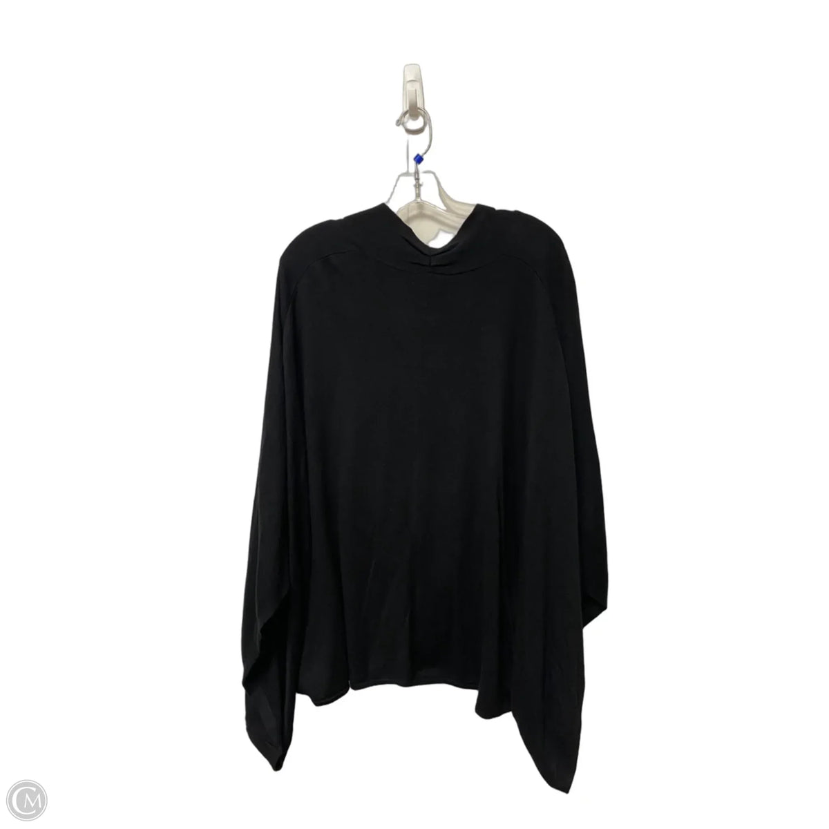 Poncho By Chicos In Black, Size: M