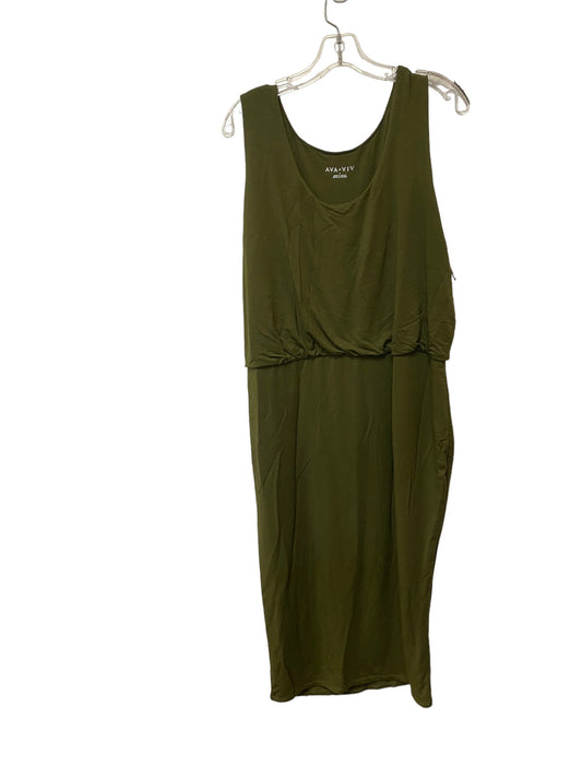 Dress Casual Midi By Ava & Viv  Size: 1x