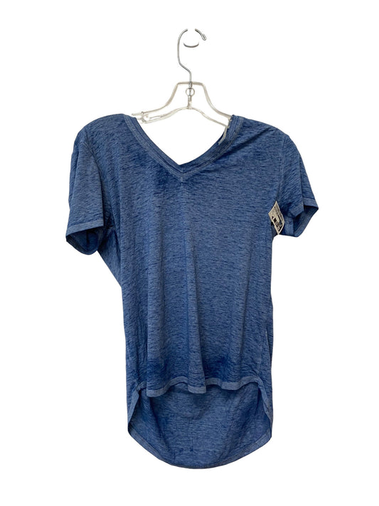 Blue Top Short Sleeve Basic American Rag, Size S