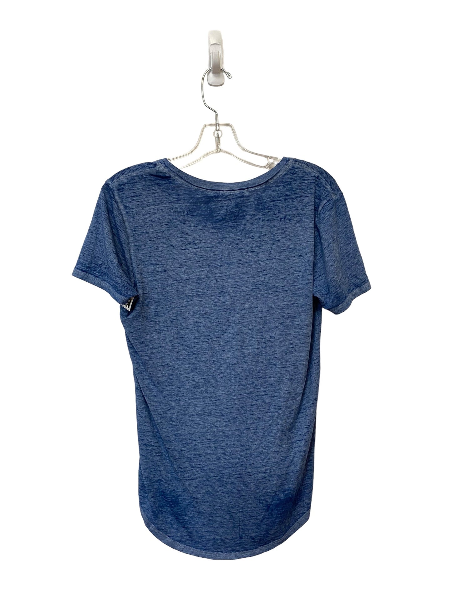 Blue Top Short Sleeve Basic American Rag, Size S