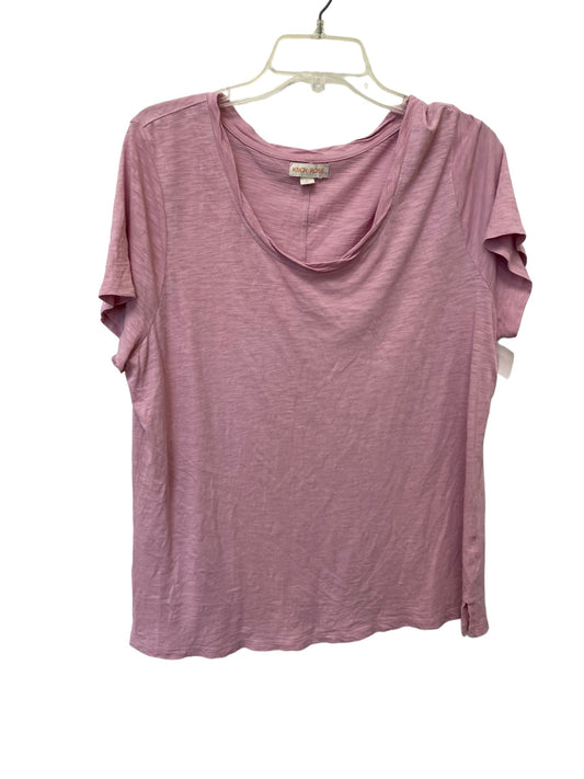 Pink Top Short Sleeve Knox Rose, Size L