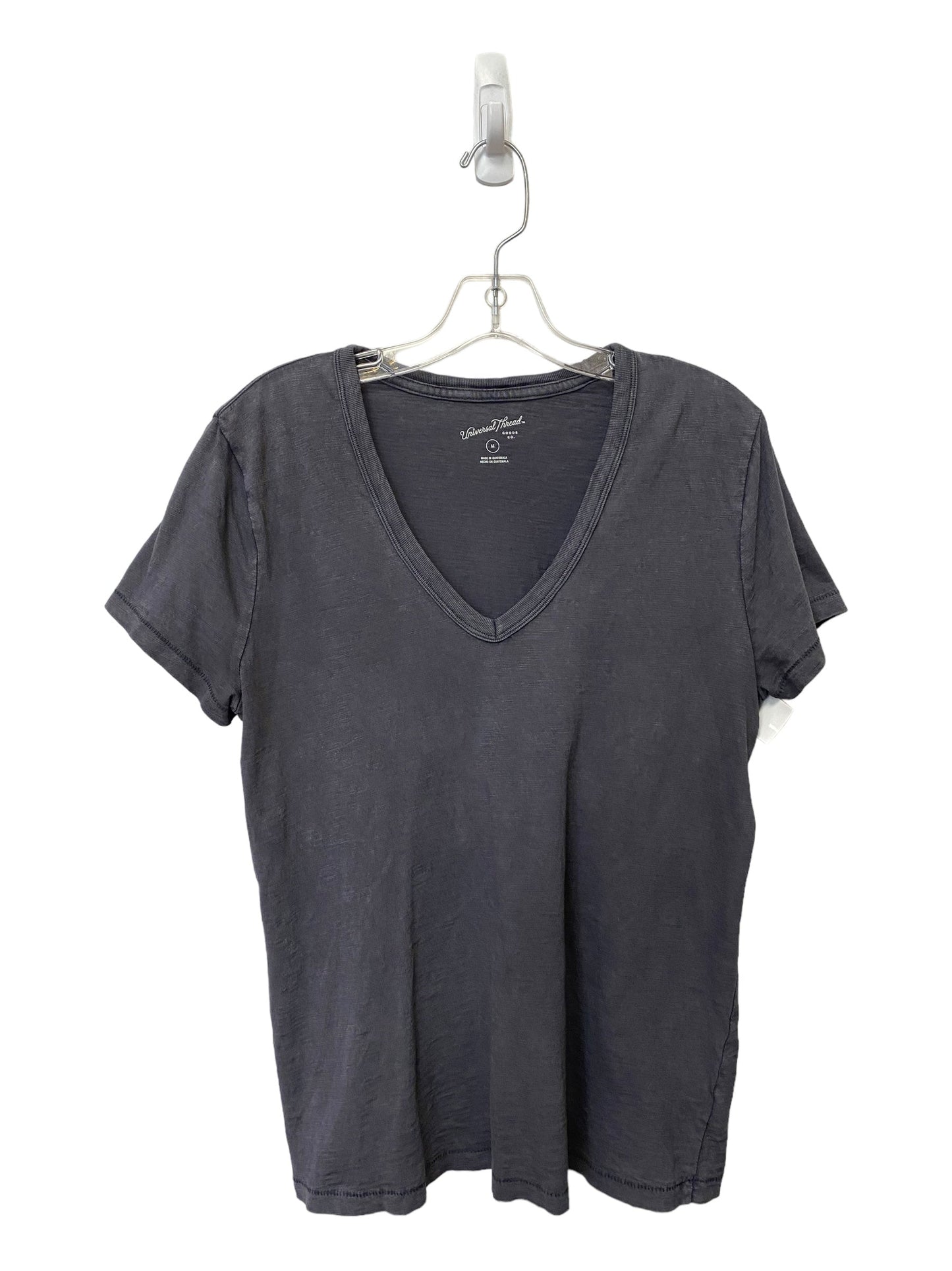 Grey Top Short Sleeve Universal Thread, Size M