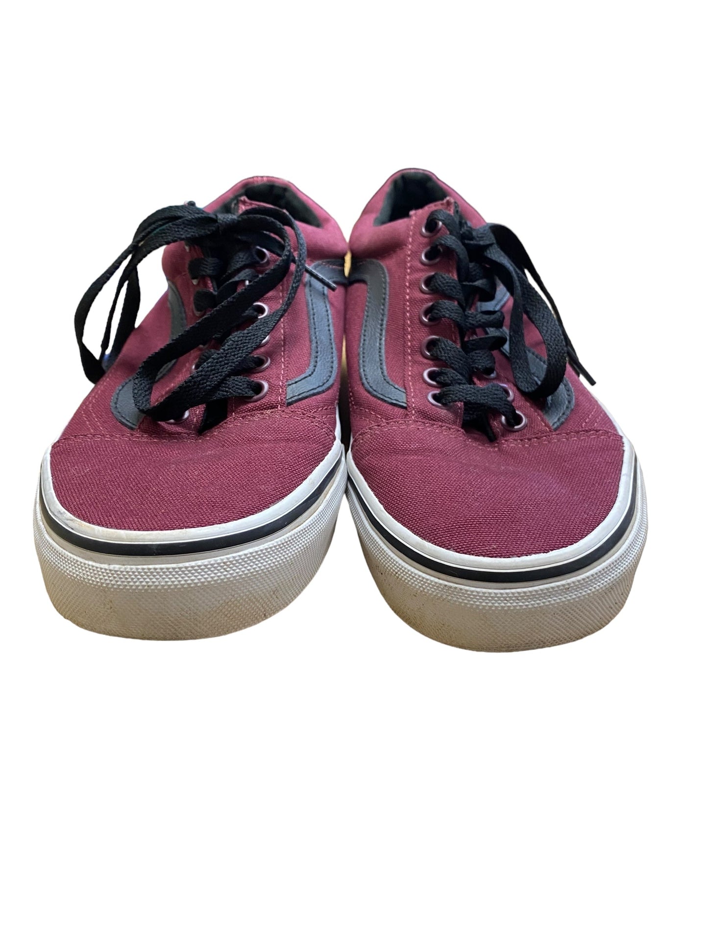 Shoes Sneakers By Vans In Red, Size: 10