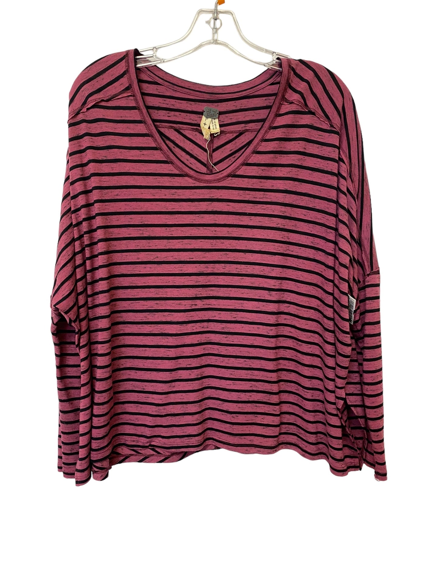 Top Long Sleeve By Free People In Purple, Size: S