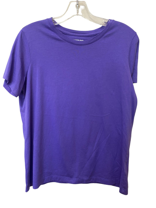 Top Short Sleeve Basic By Lands End  Size: S