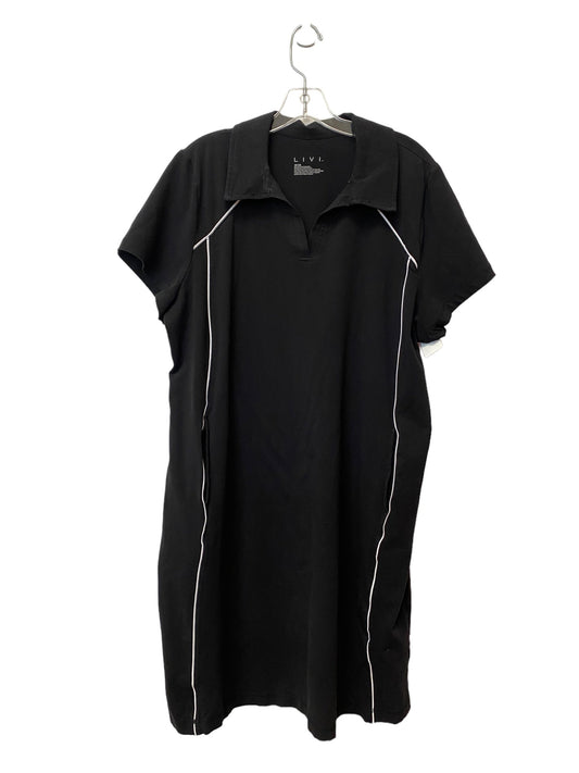 Black Athletic Dress Livi Active, Size 2x