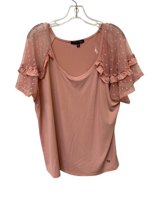 Top Short Sleeve By Adrienne Vittadini  Size: 2x