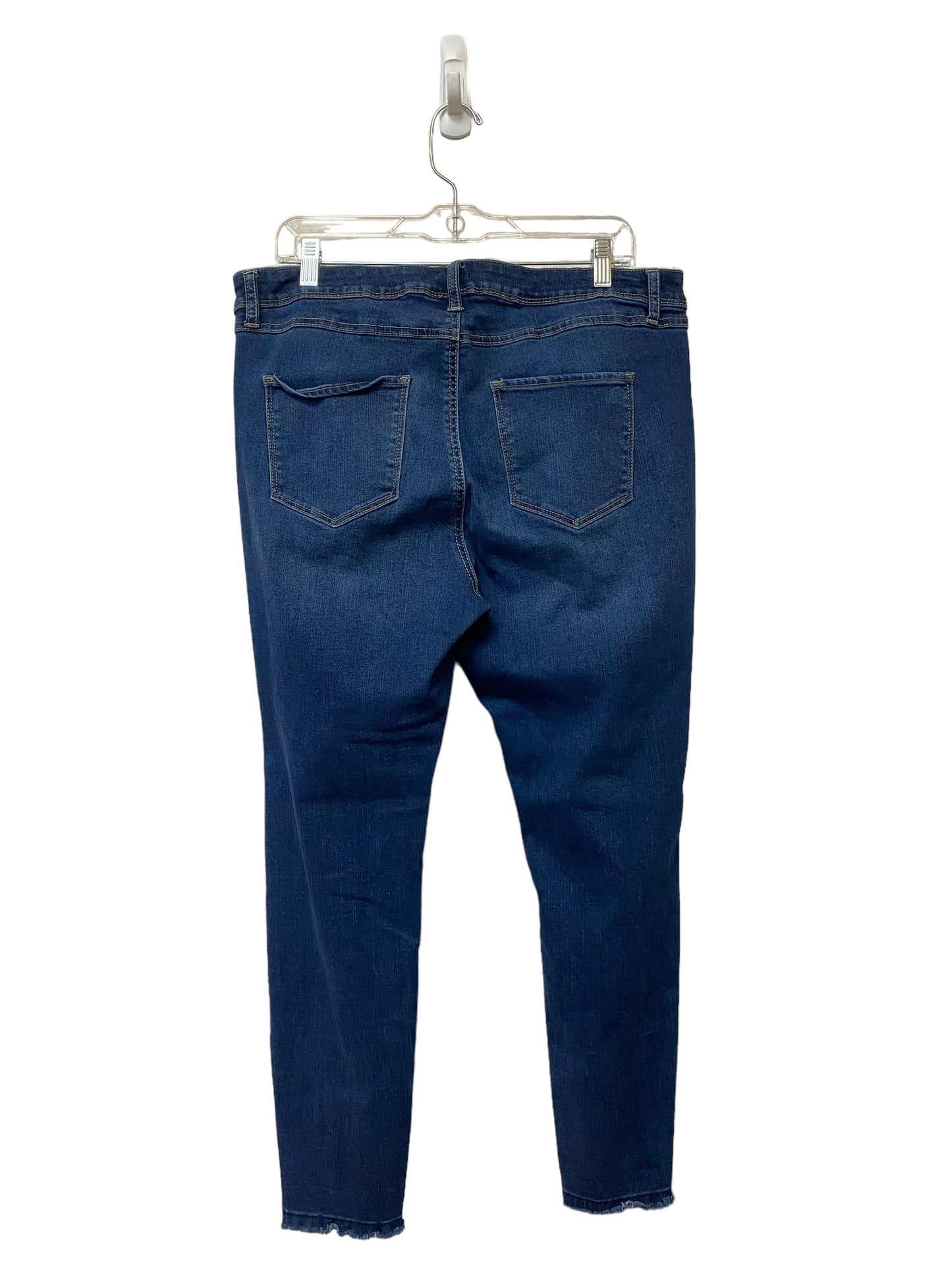 Blue Denim Jeans Skinny Dip, Size 18