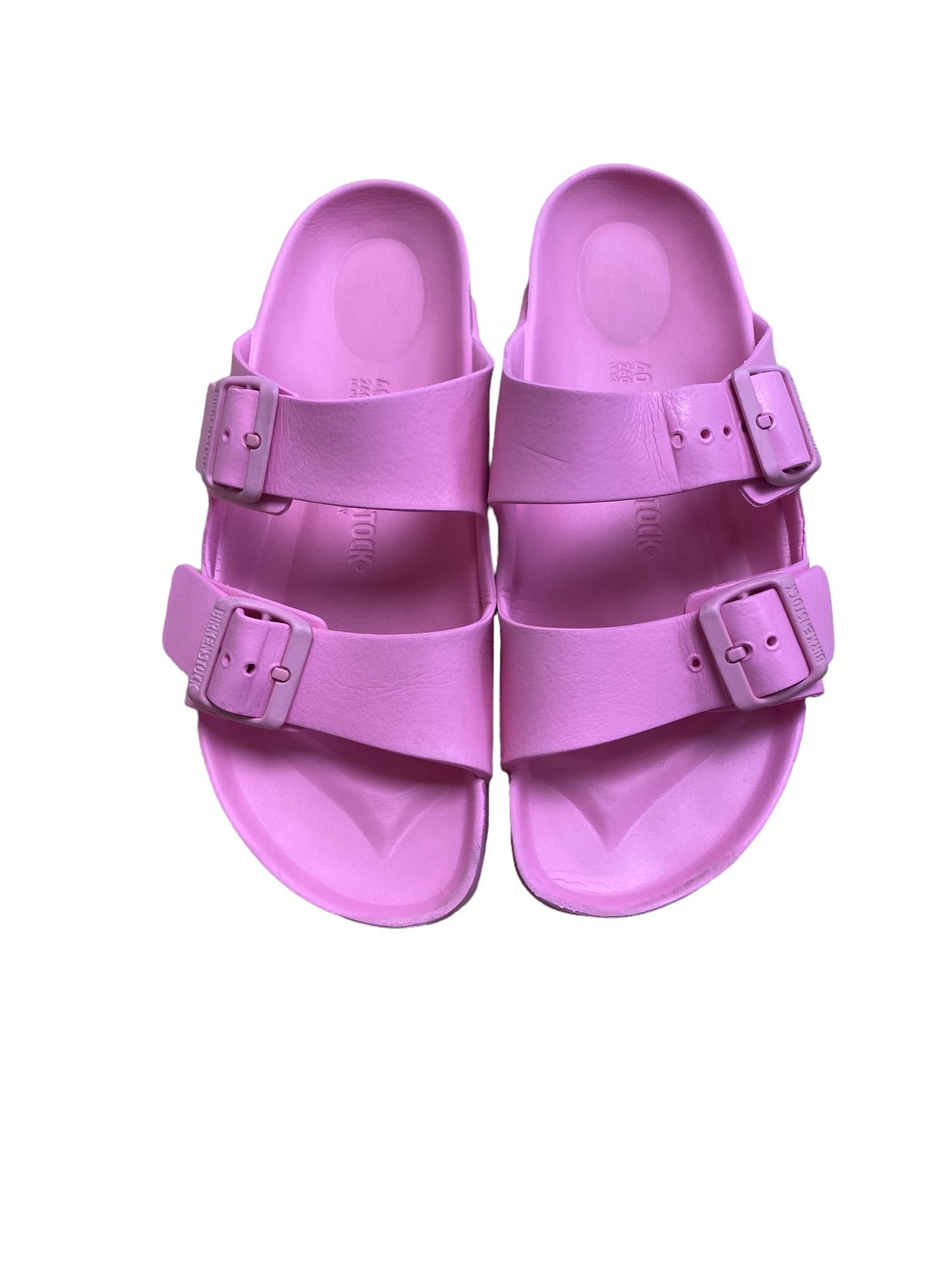 Pink Sandals Flats Birkenstock, Size 9