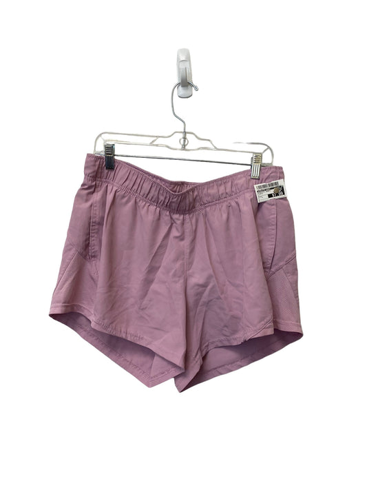 Purple Athletic Shorts Athletic Works, Size L