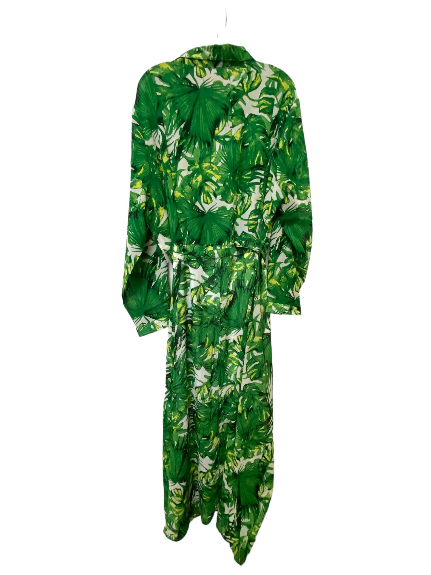 Green Dress Casual Maxi Clothes Mentor, Size 2x