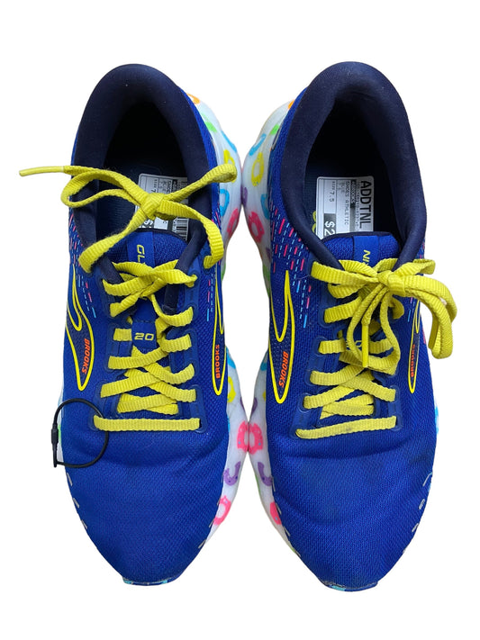 Blue Shoes Athletic Brooks, Size 7.5