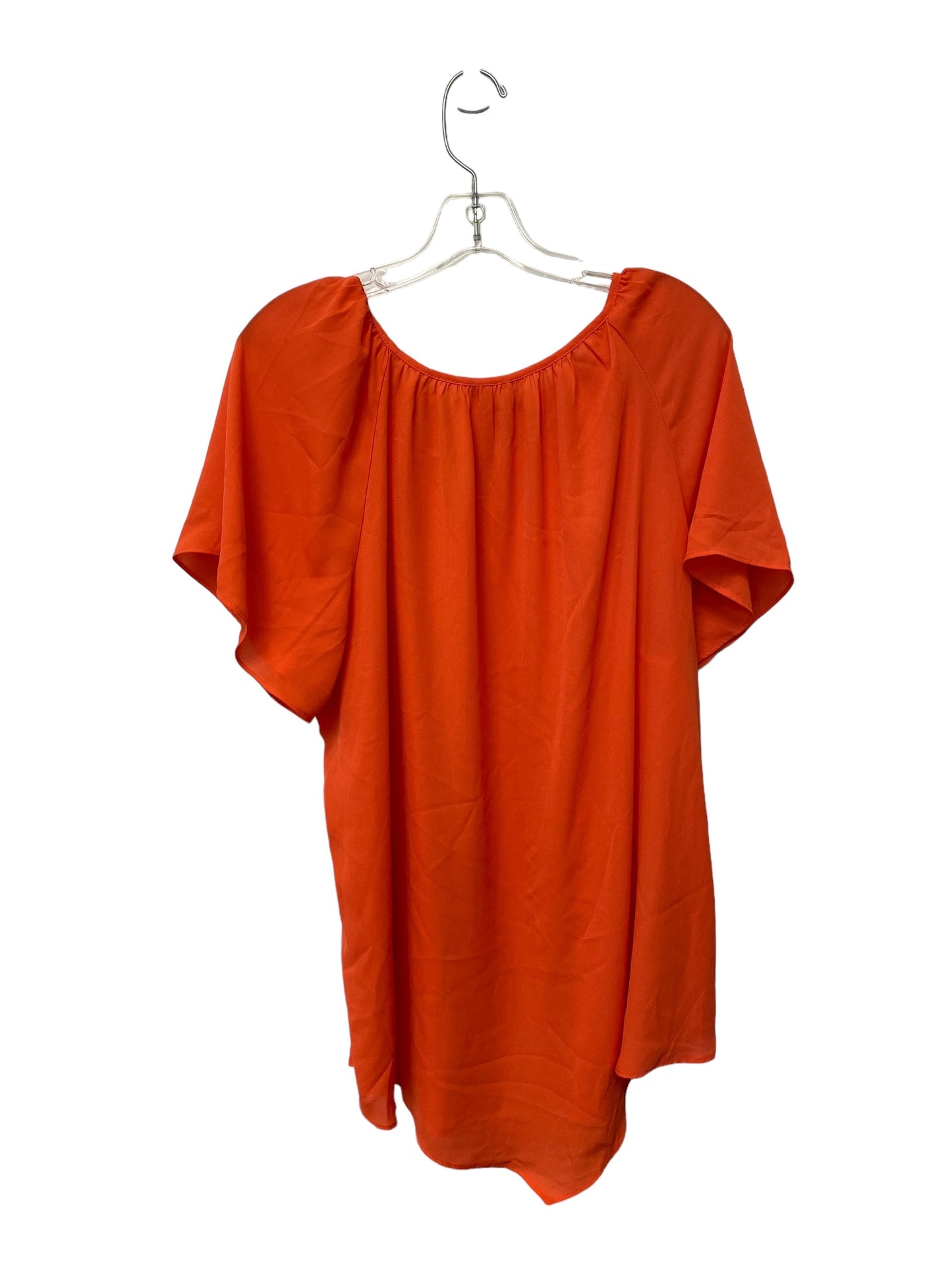 Orange Top Short Sleeve Cato, Size 18