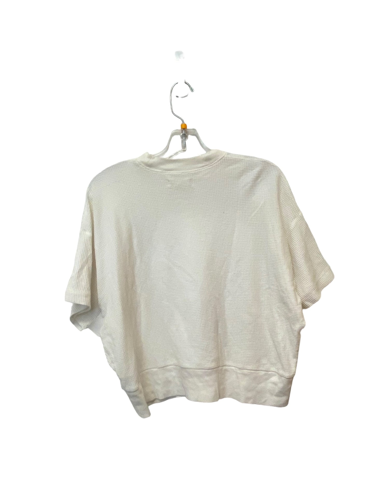 Cream Top Short Sleeve Madewell, Size M