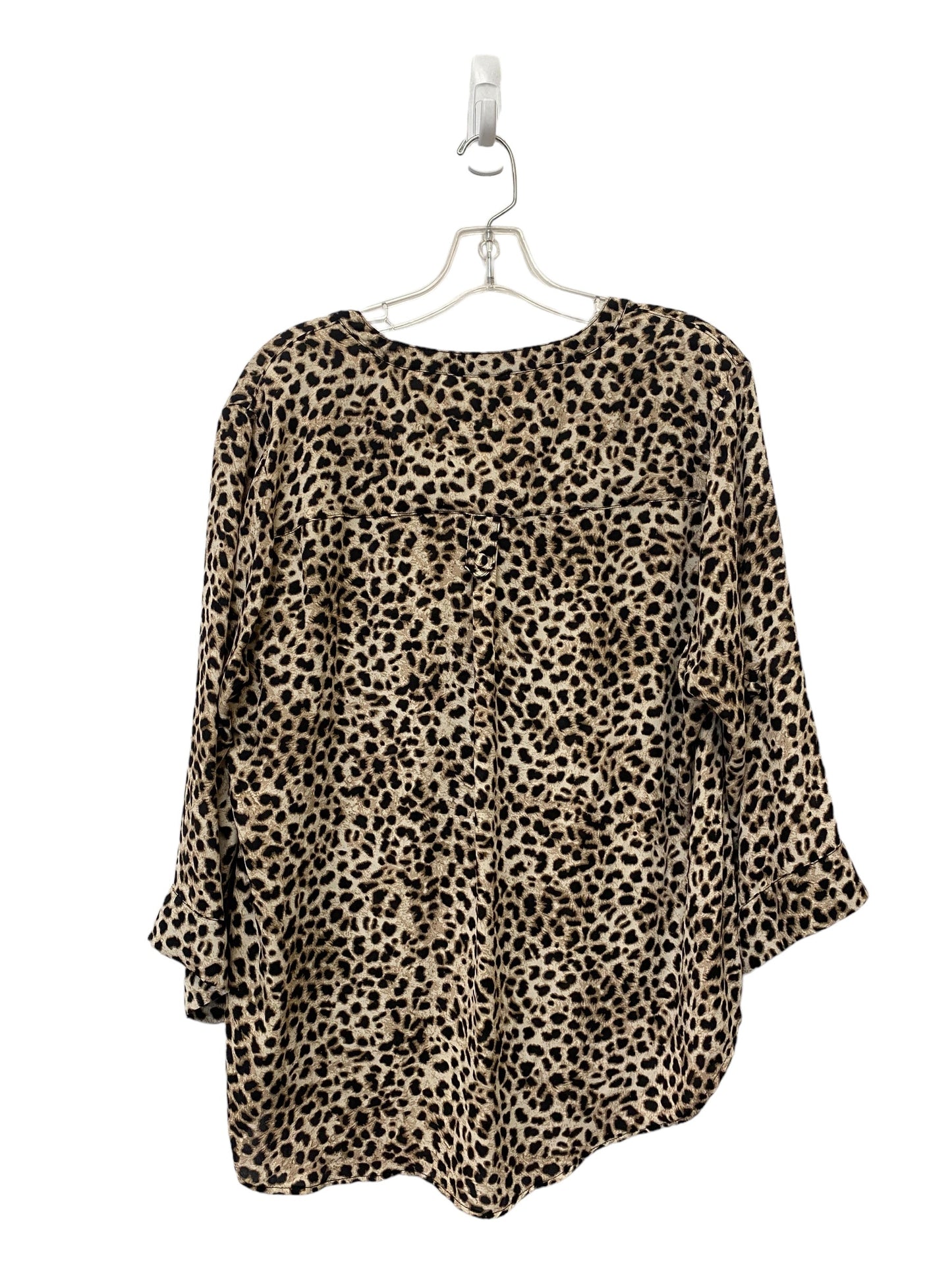 Animal Print Top 3/4 Sleeve Torrid, Size 1