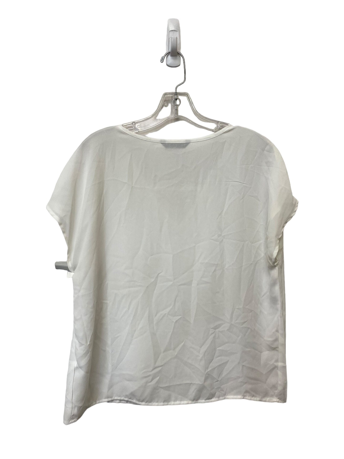 White Top Short Sleeve Shein, Size M