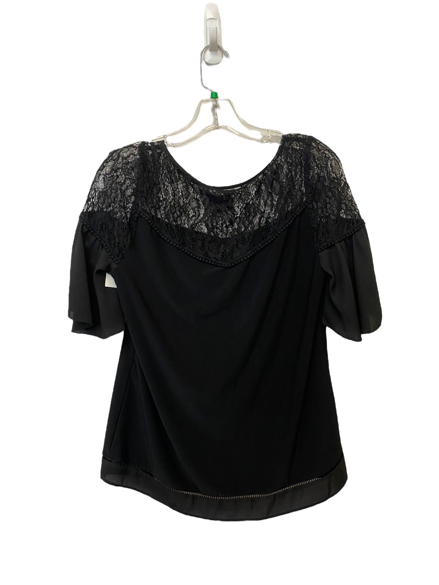 Black Top Short Sleeve White House Black Market, Size Xs