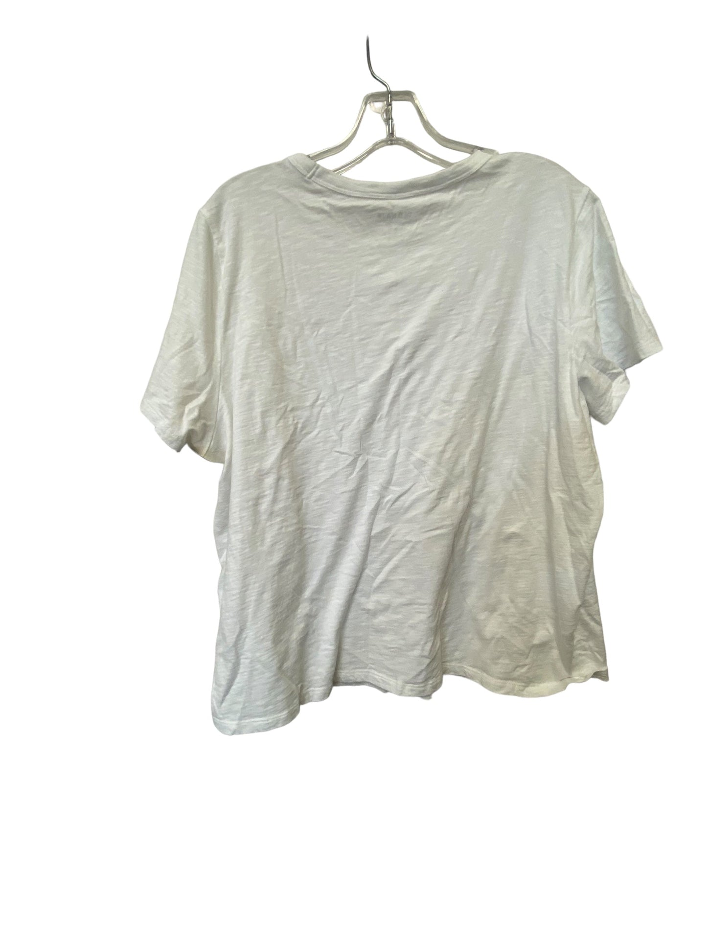 White Top Short Sleeve Old Navy, Size Xl