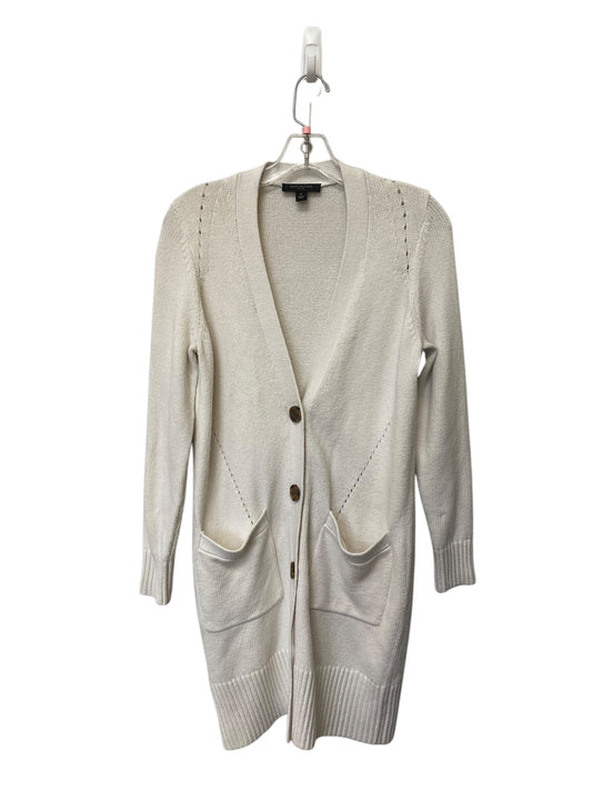 Cardigan By Ann Taylor In Cream, Size: Mp