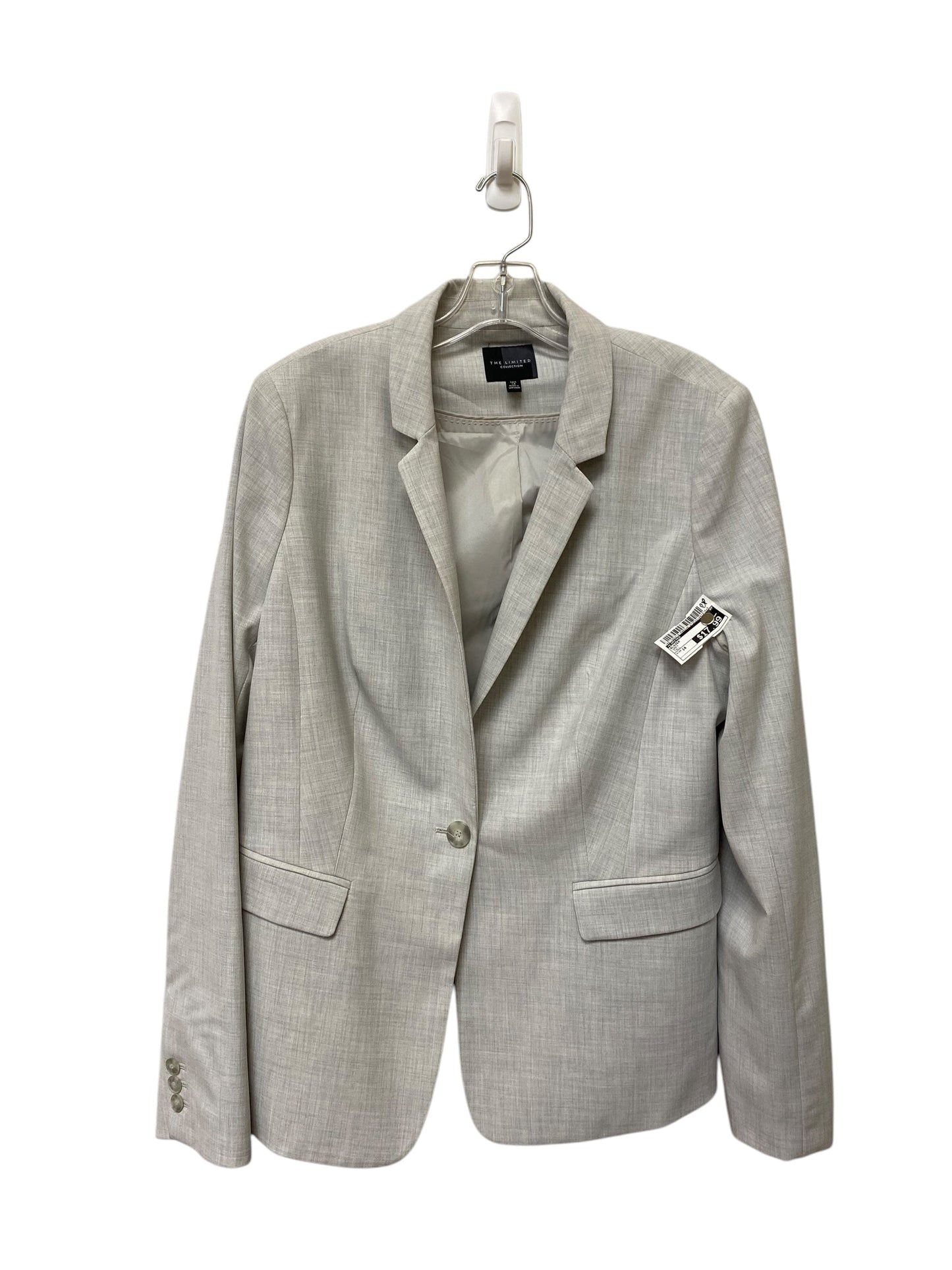 Blazer By Limited In Grey, Size: 14