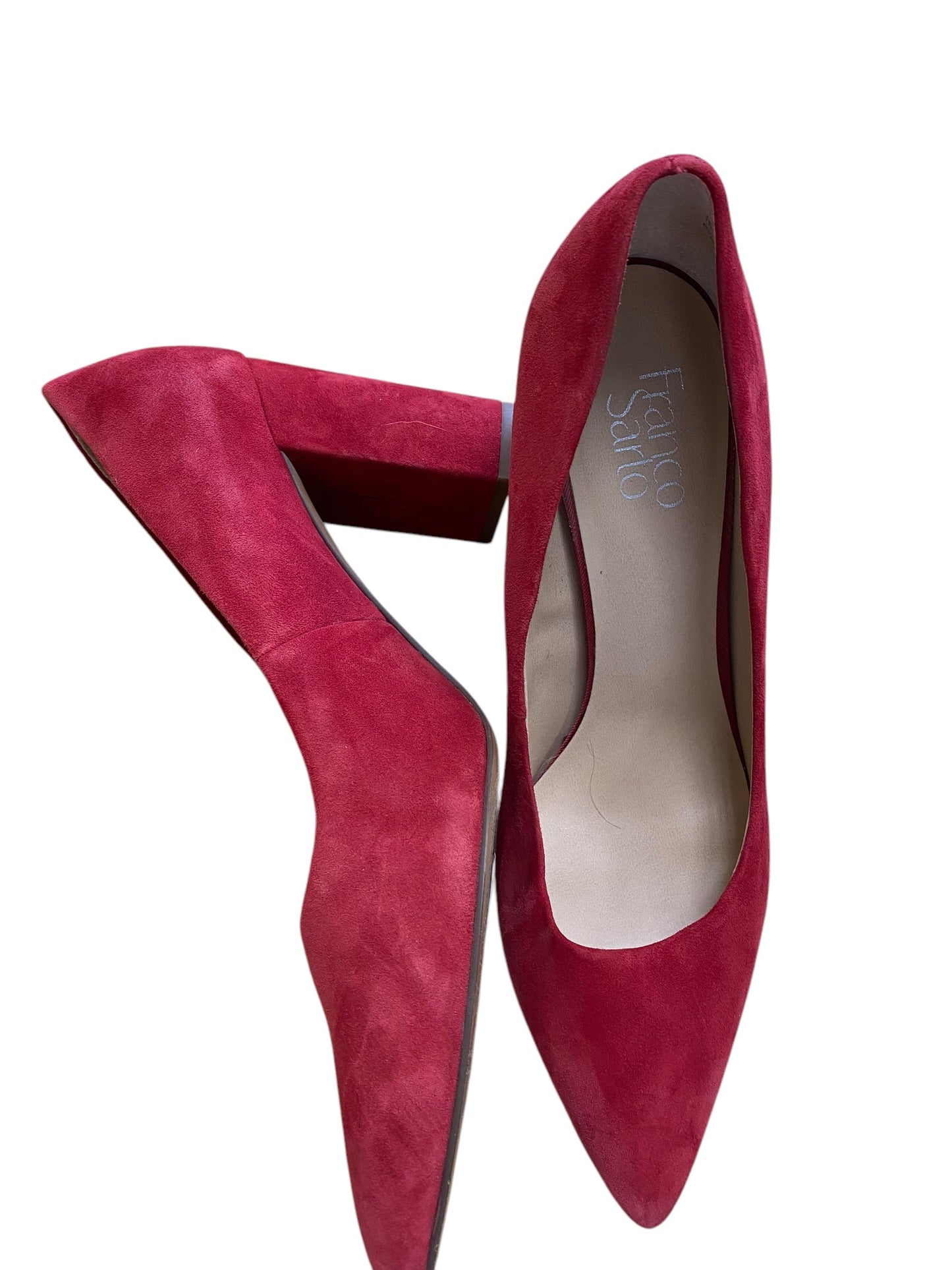 Shoes Heels Block By Franco Sarto In Red, Size: 11