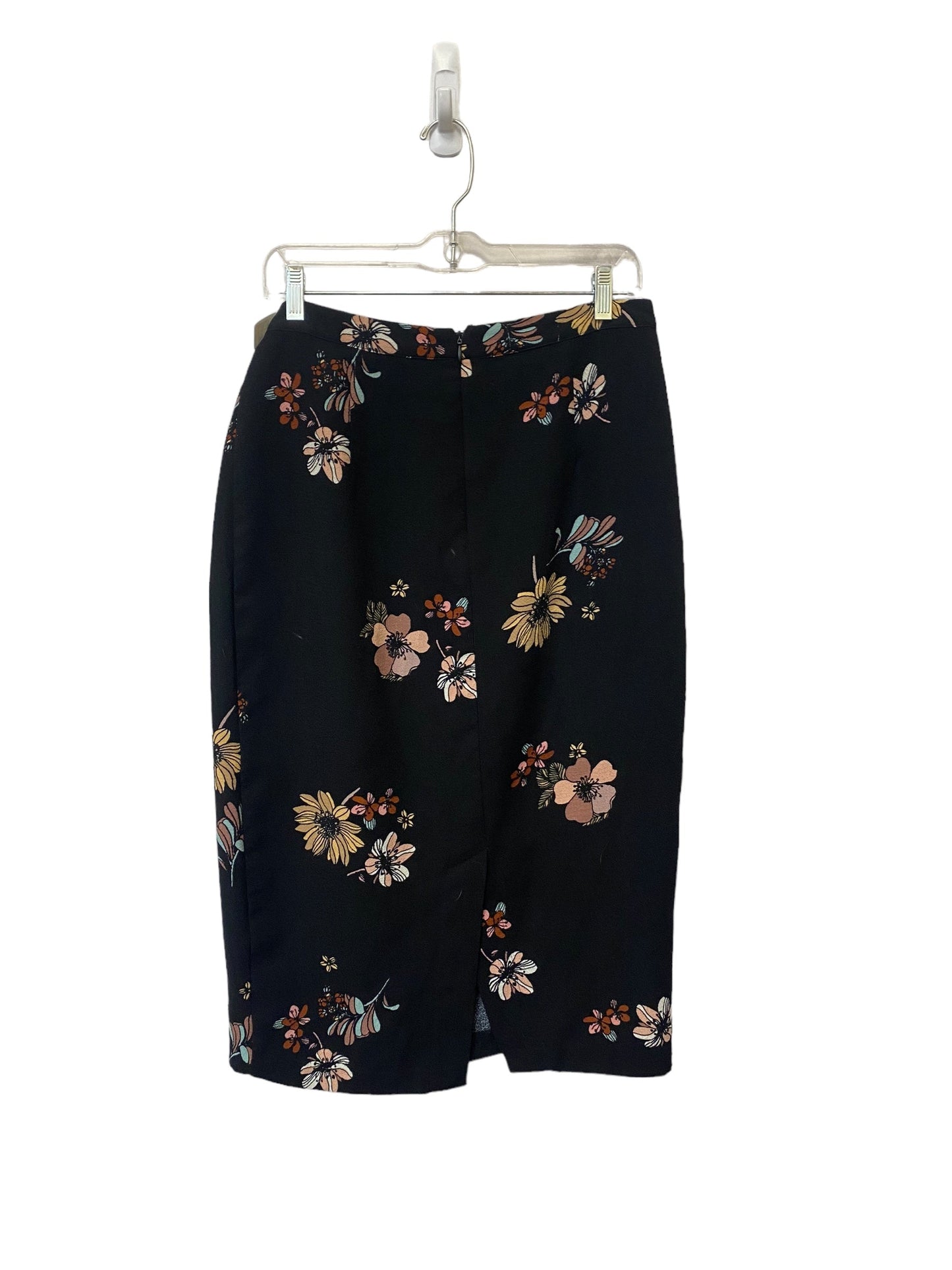 Black Skirt Midi Who What Wear, Size 10