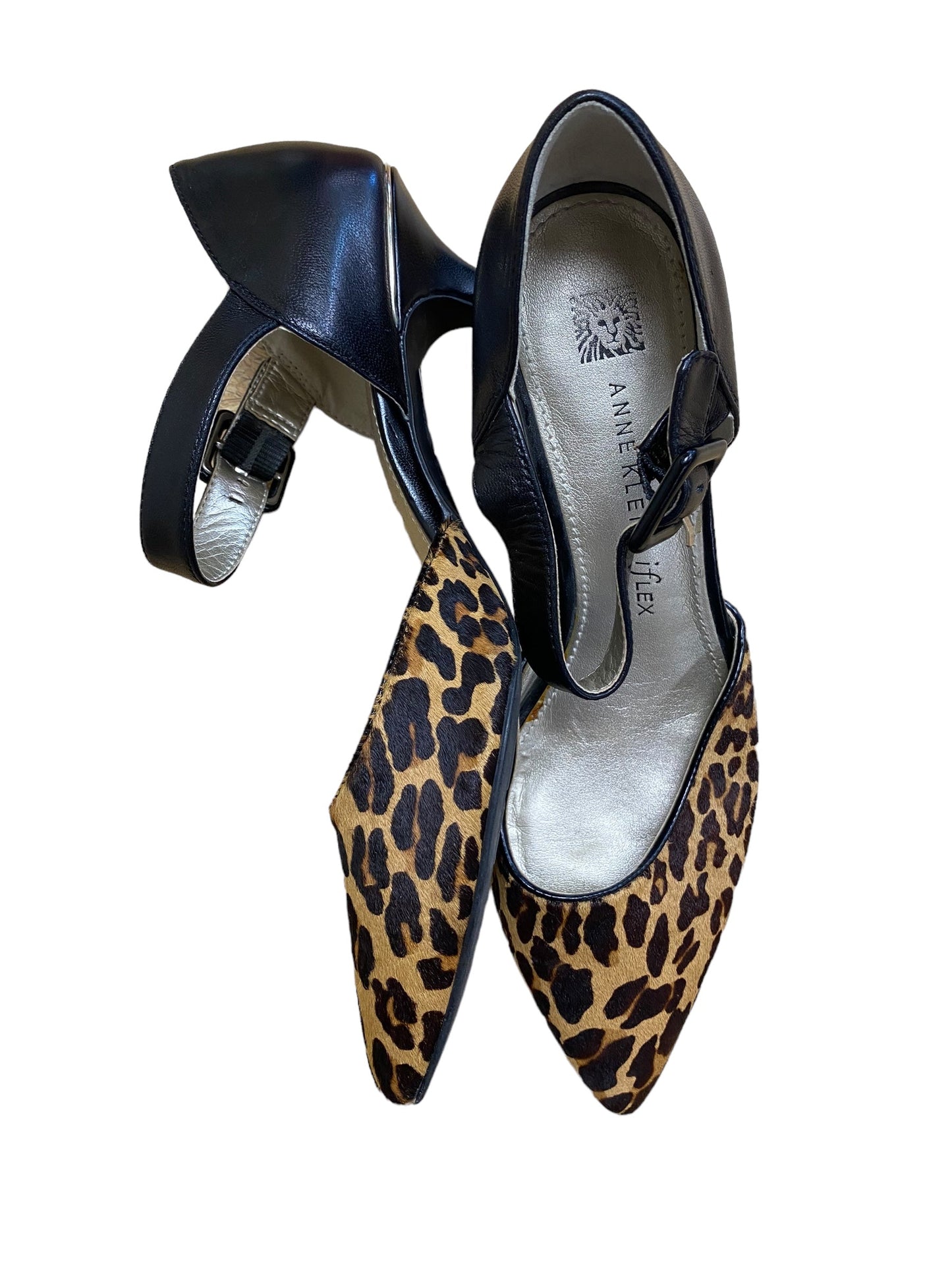 Animal Print Shoes Heels Stiletto Anne Klein, Size 8.5