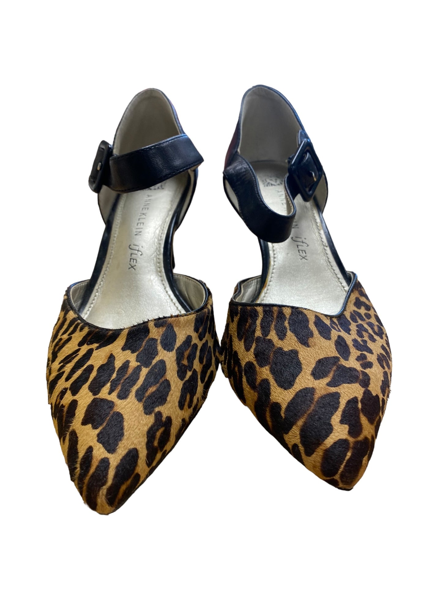 Animal Print Shoes Heels Stiletto Anne Klein, Size 8.5