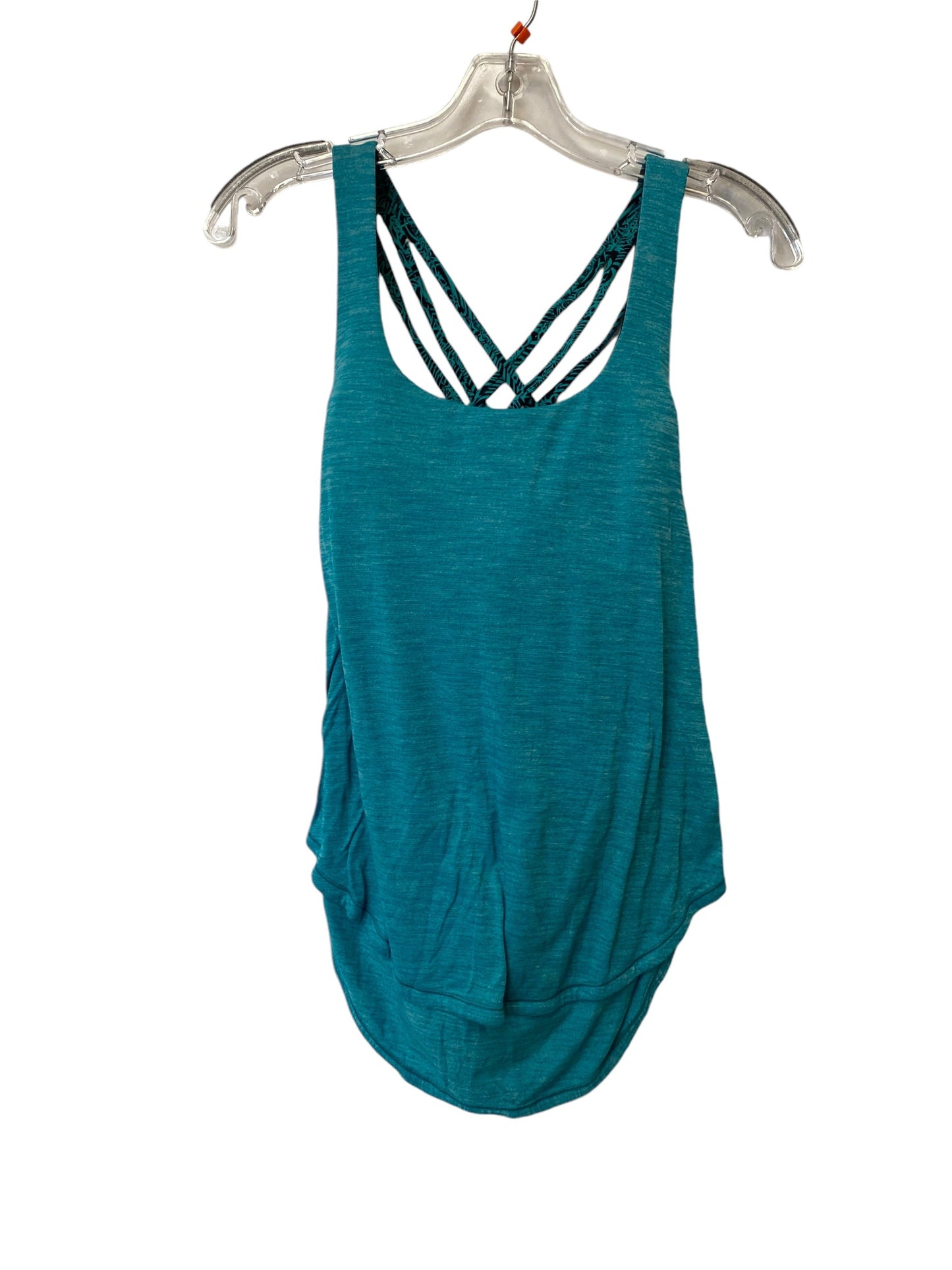 Athletic Tank Top By Lululemon In Teal, Size: S