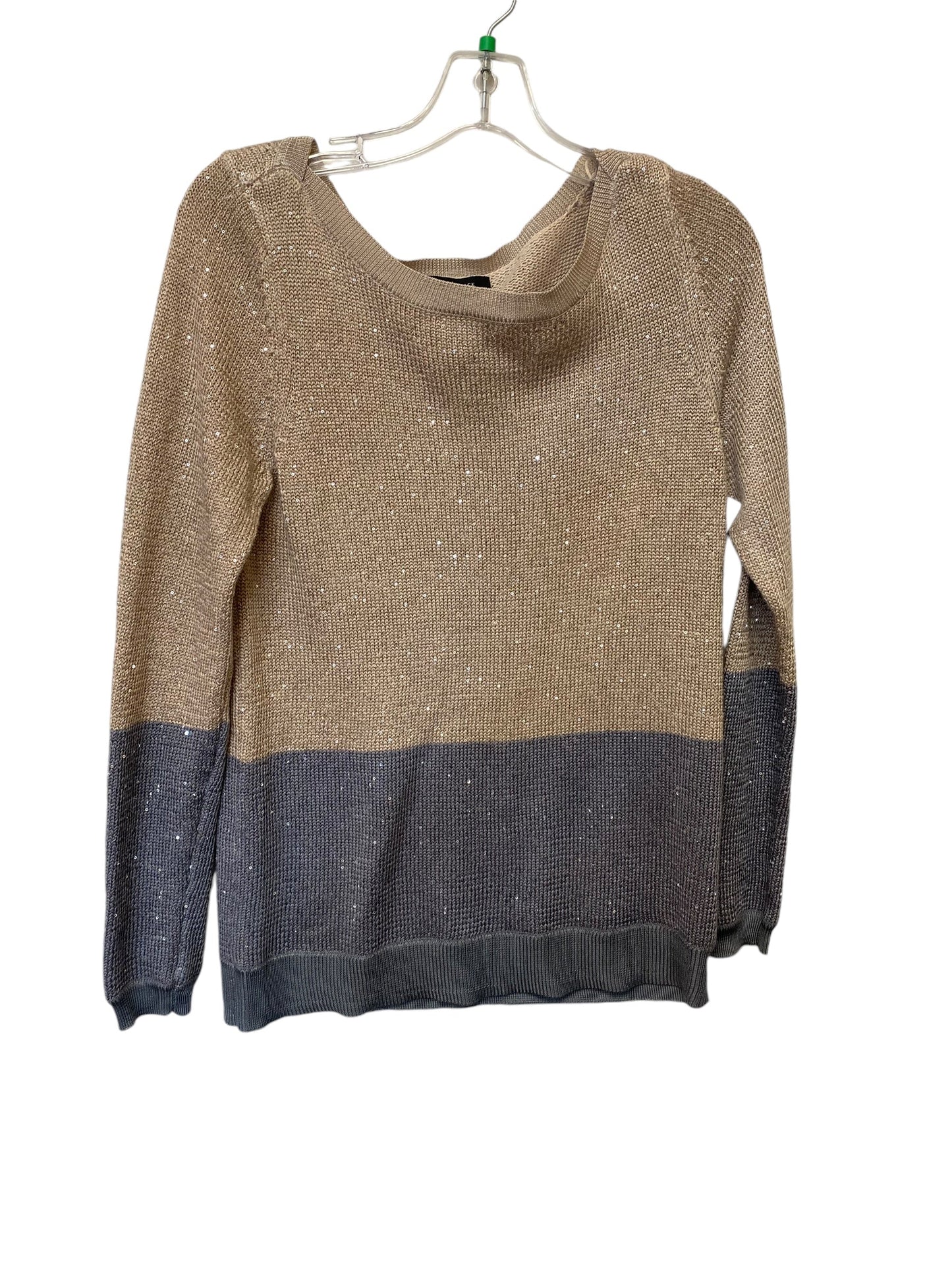 Sweater By White House Black Market In Grey & Tan, Size: S