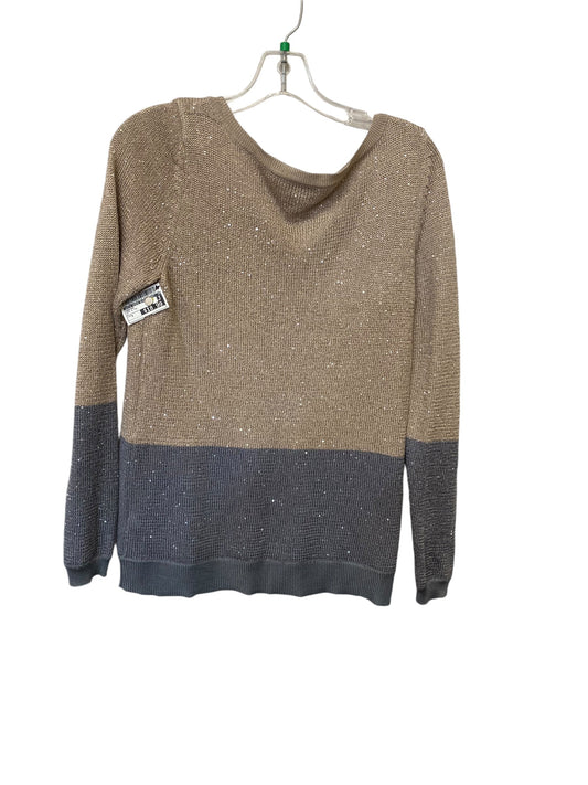 Sweater By White House Black Market In Grey & Tan, Size: S