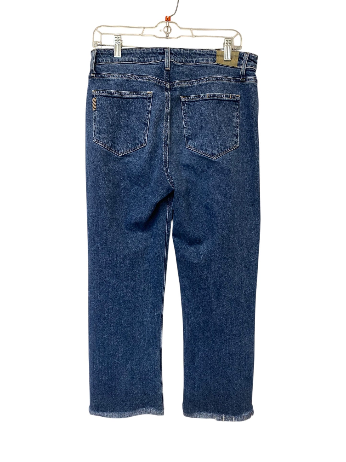 Jeans Straight By Paige In Blue Denim, Size: 10