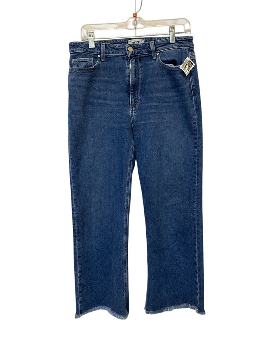 Jeans Straight By Paige In Blue Denim, Size: 10