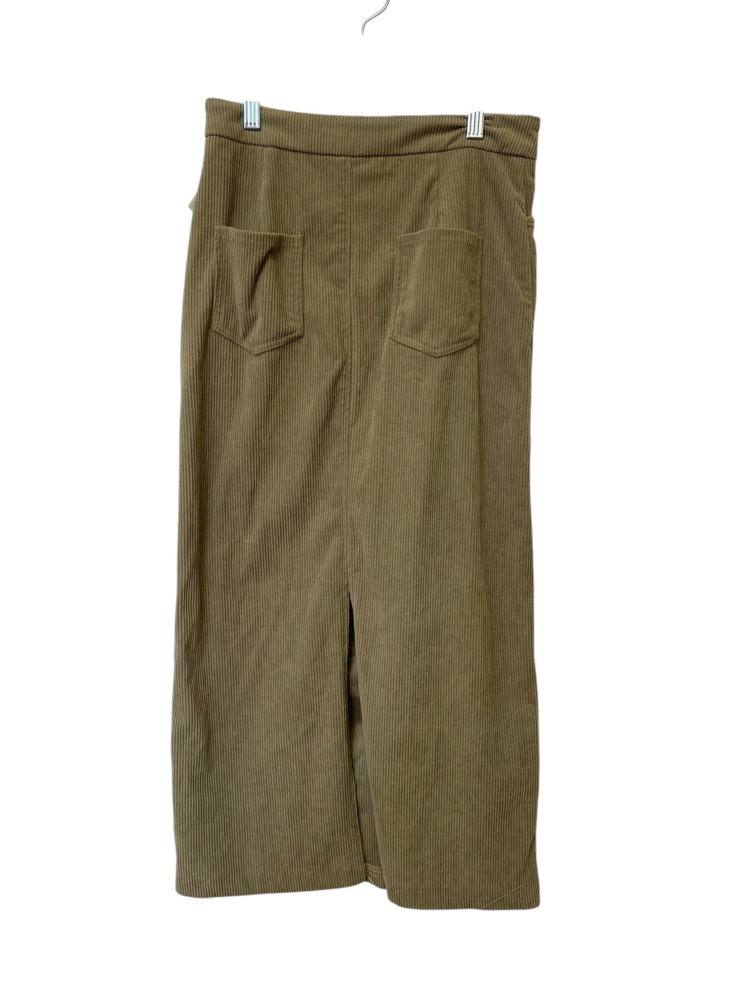 Skirt Maxi By Clothes Mentor In Taupe, Size: M