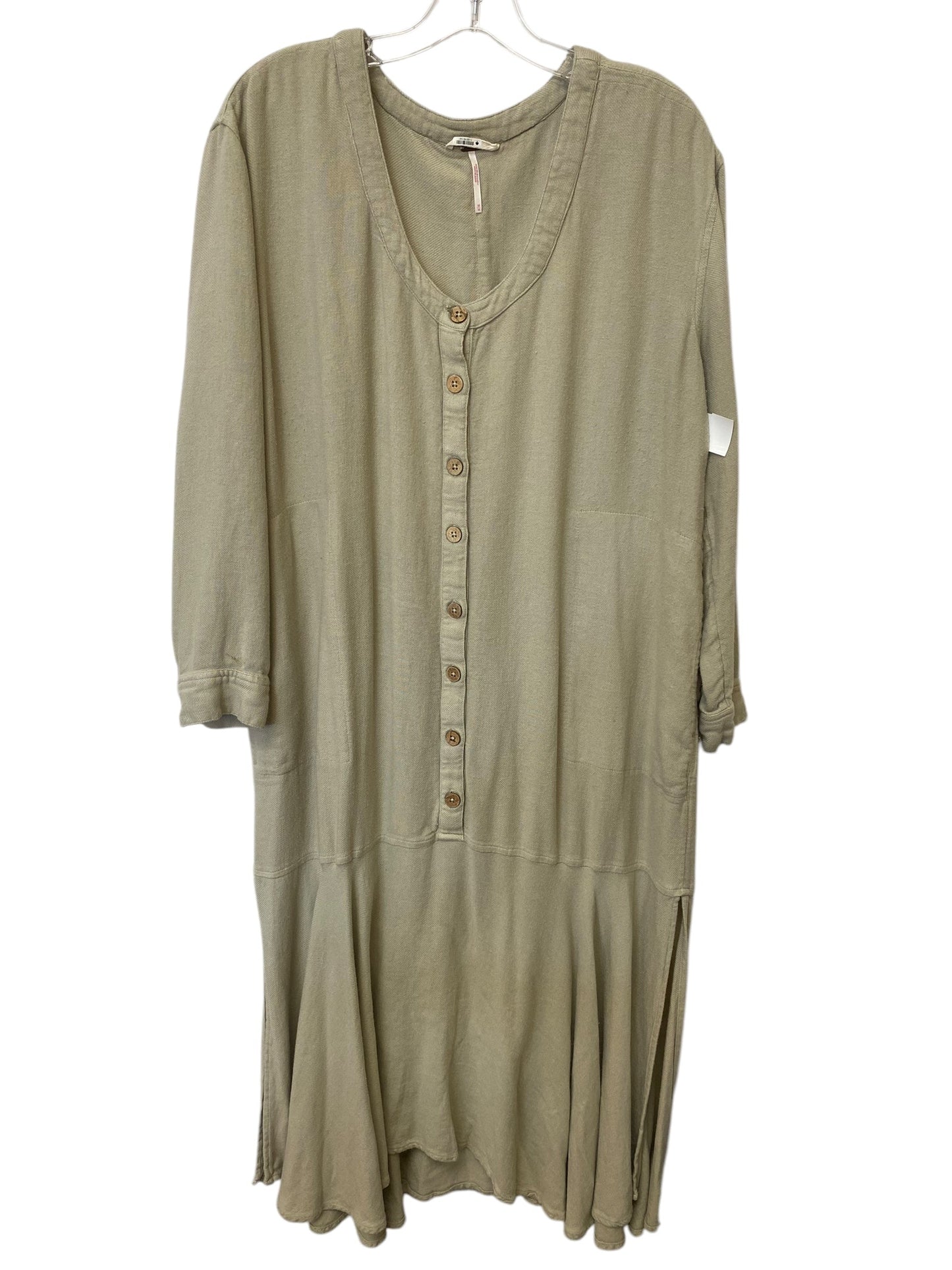 Dress Casual Maxi By Free People In Green, Size: M