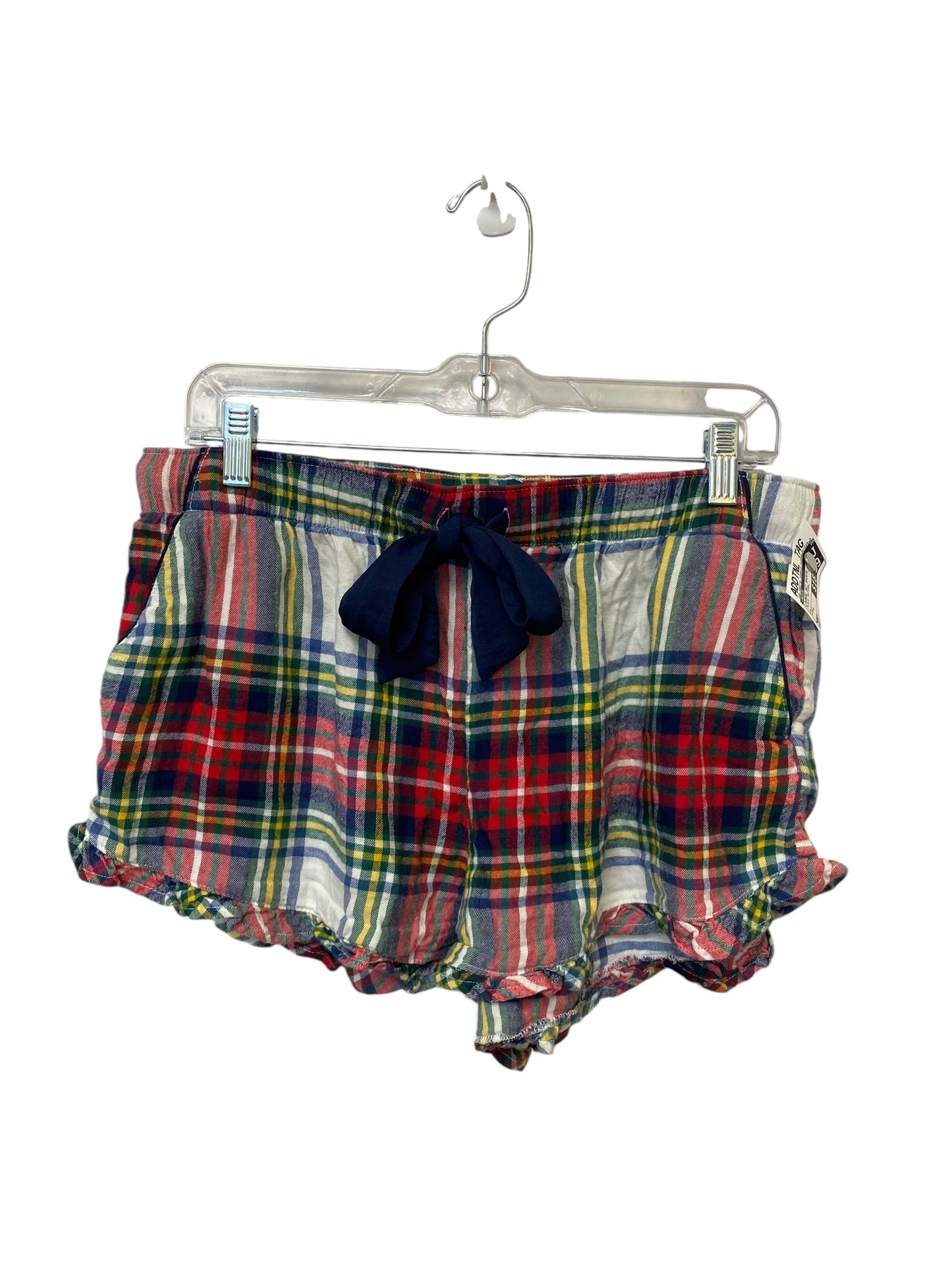 Lounge Set Shorts By Aerie In Plaid Pattern, Size: L