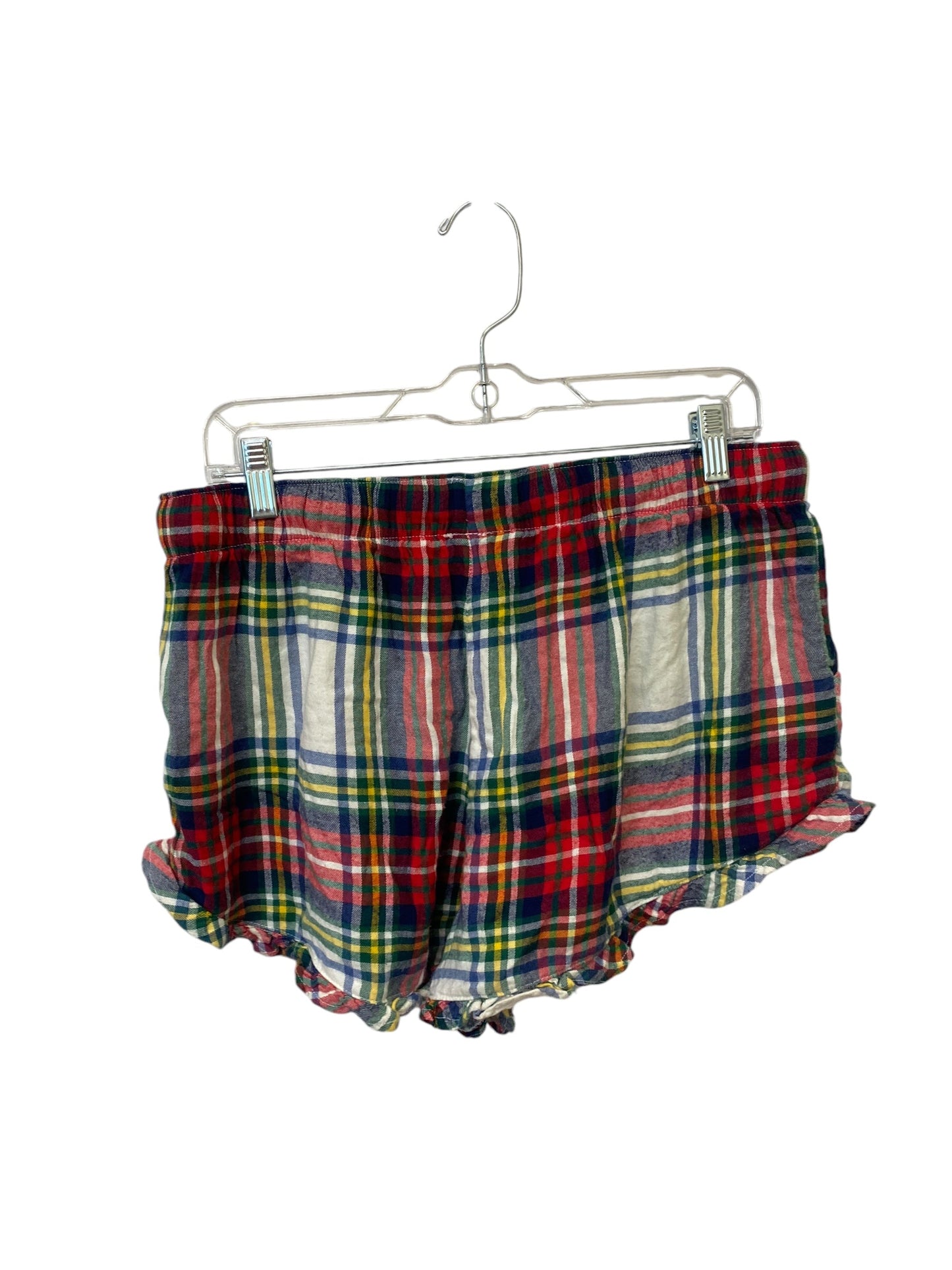 Lounge Set Shorts By Aerie In Plaid Pattern, Size: L