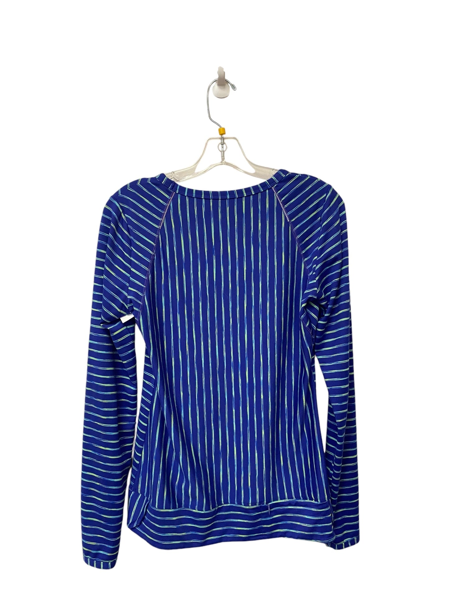 Athletic Top Long Sleeve Crewneck By Athleta In Blue, Size: S