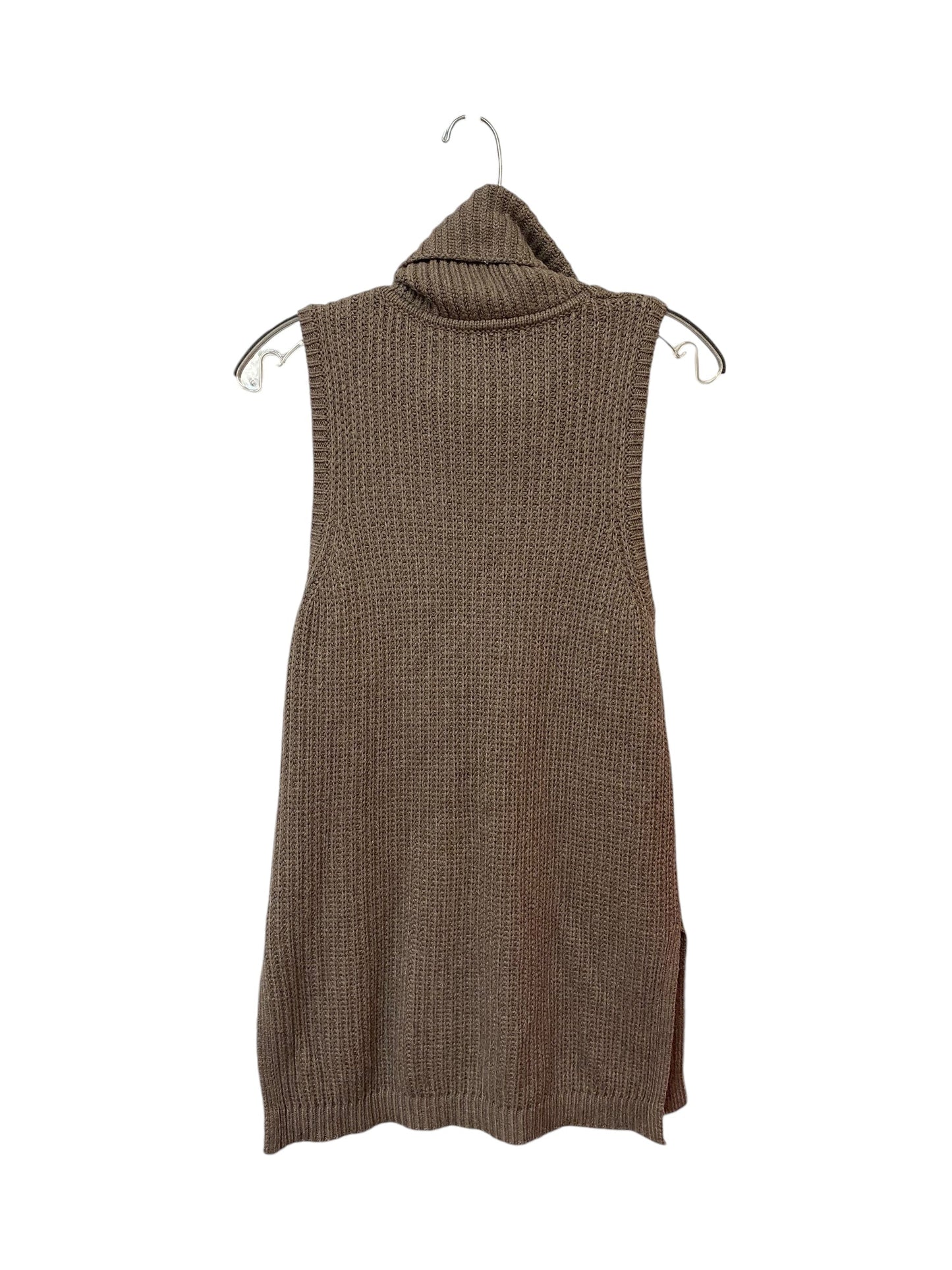 Vest Sweater By Banana Republic In Taupe, Size: S