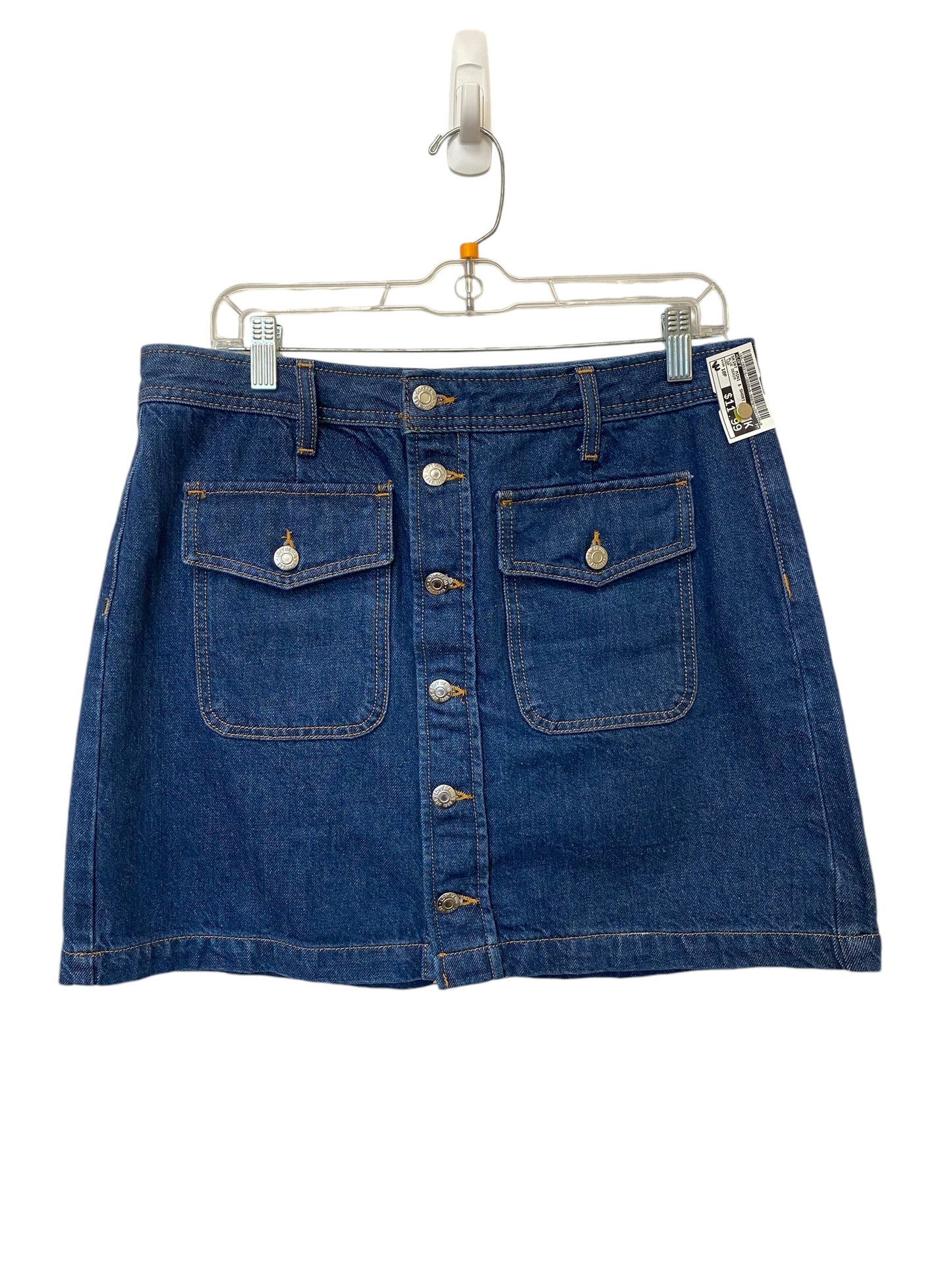 Skirt Mini & Short By Loft In Blue Denim, Size: 10p