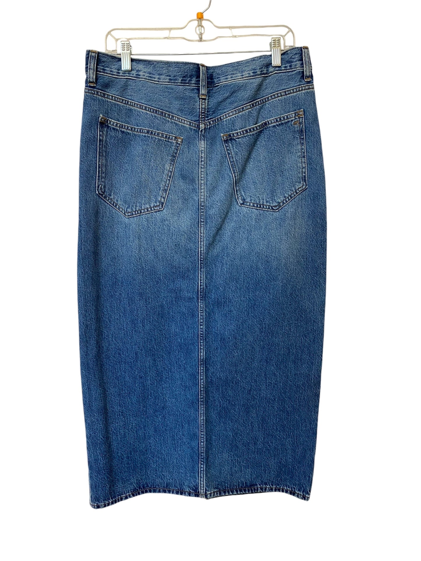 Skirt Maxi By Madewell In Blue Denim, Size: 6