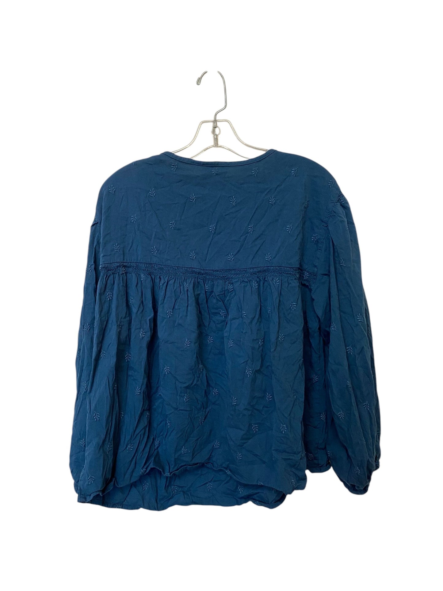 Top Long Sleeve By Old Navy In Blue, Size: L