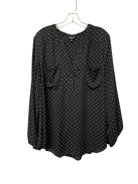 Top Long Sleeve By Torrid In Black, Size: 3x