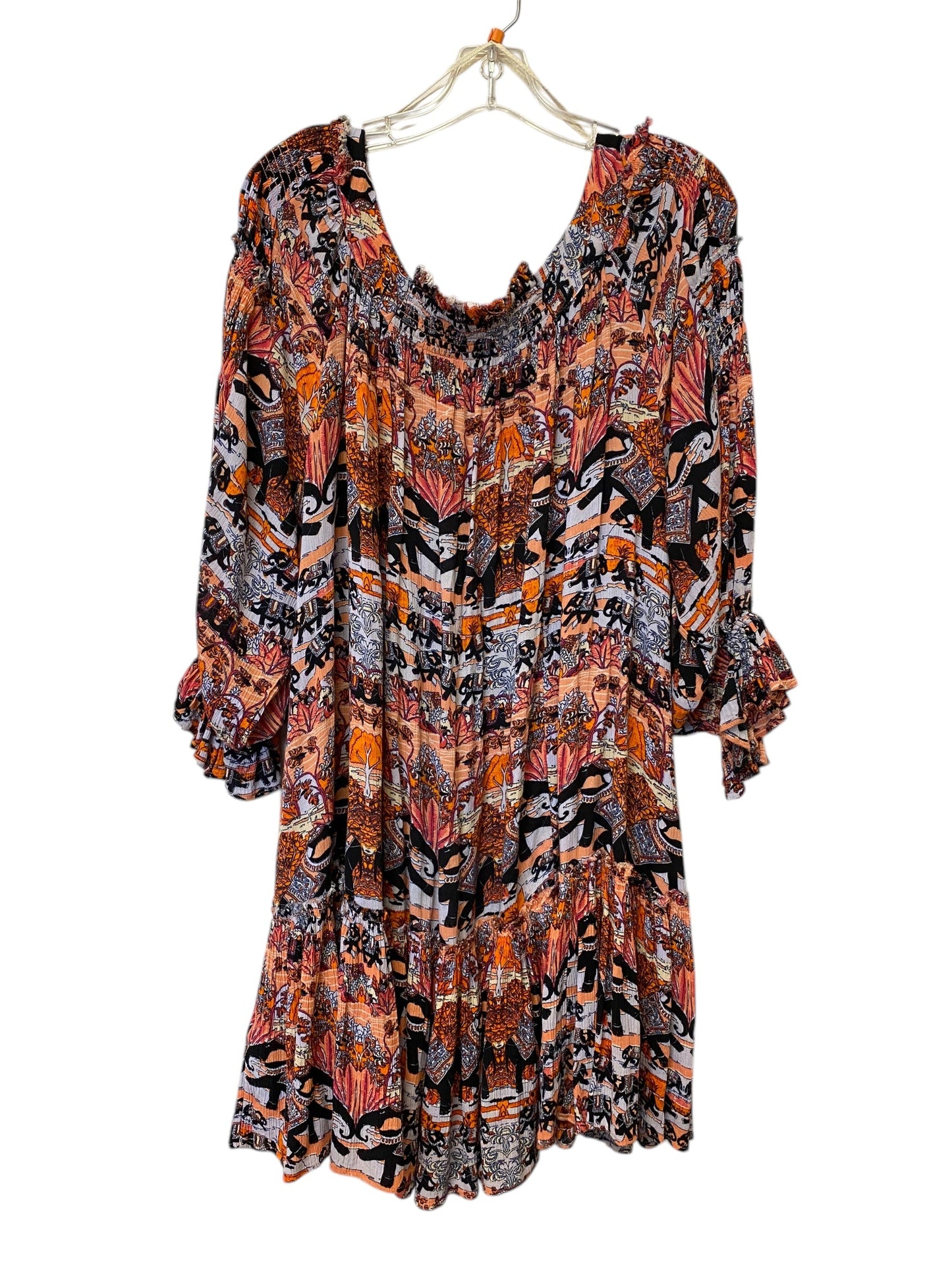 Dress Casual Short By Free People In Orange, Size: L