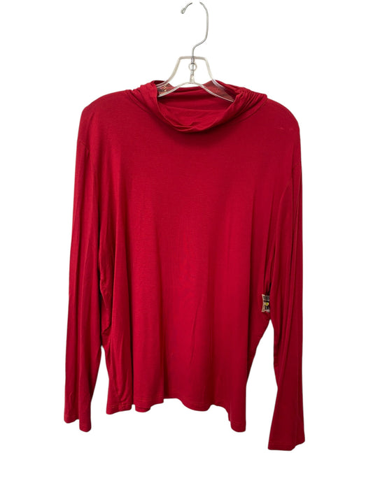 Top Long Sleeve By Clothes Mentor In Red, Size: 2x