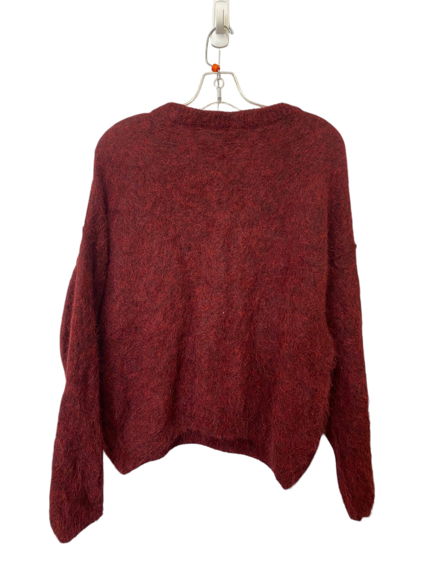 Sweater By Free People In Red, Size: Xs