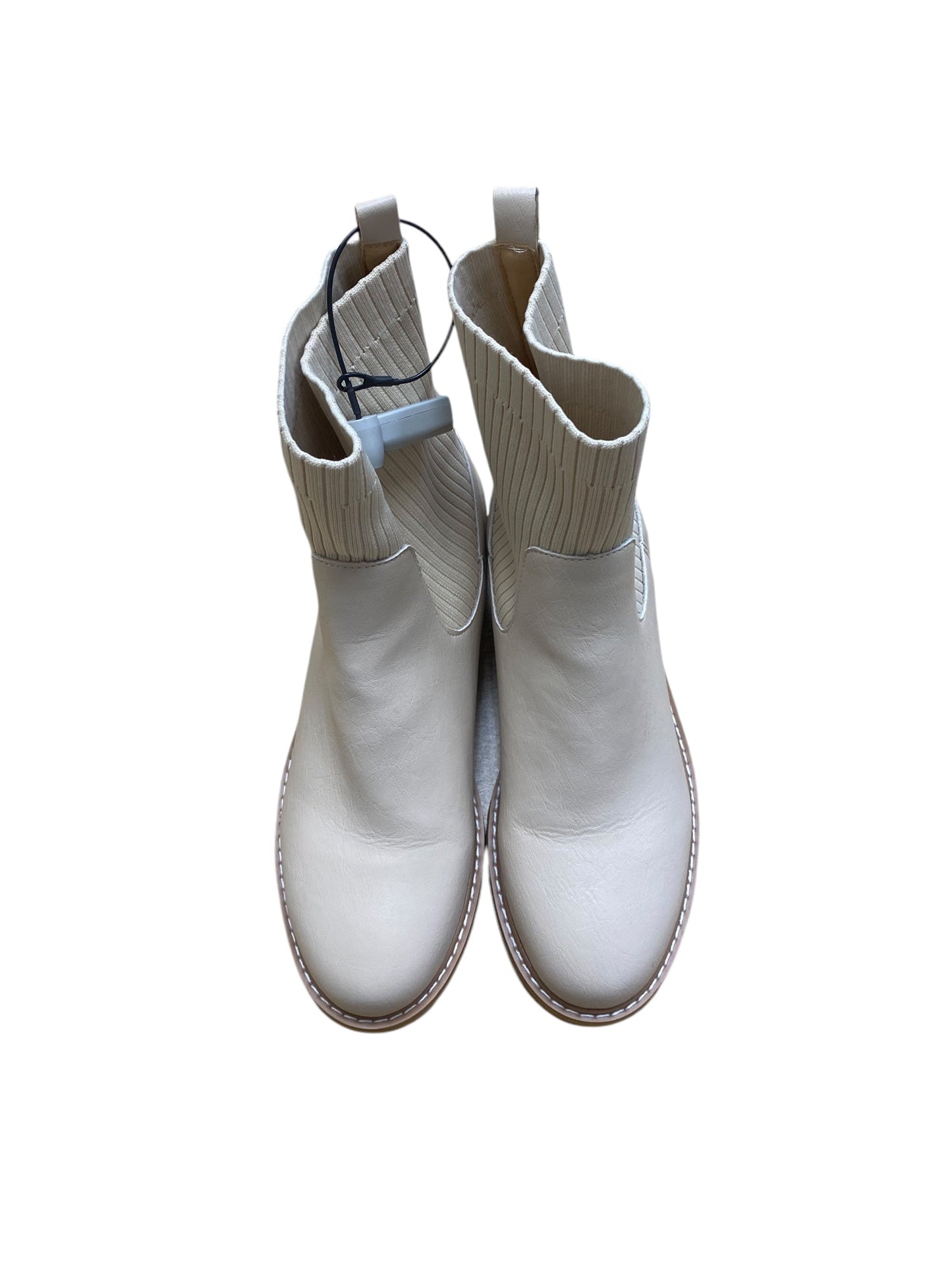 Boots Combat By Clothes Mentor In Cream, Size: 8.5