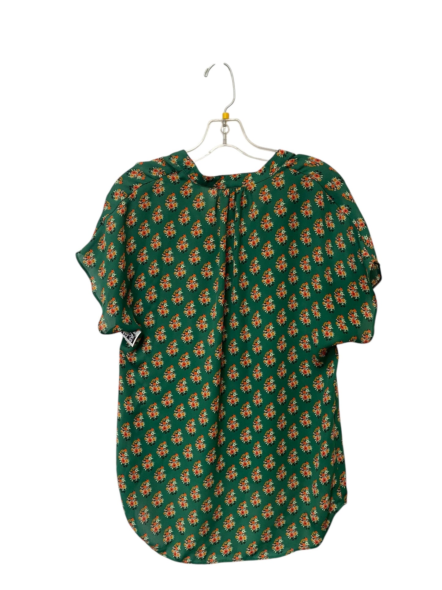 Top Short Sleeve By Cabi In Green, Size: Xs